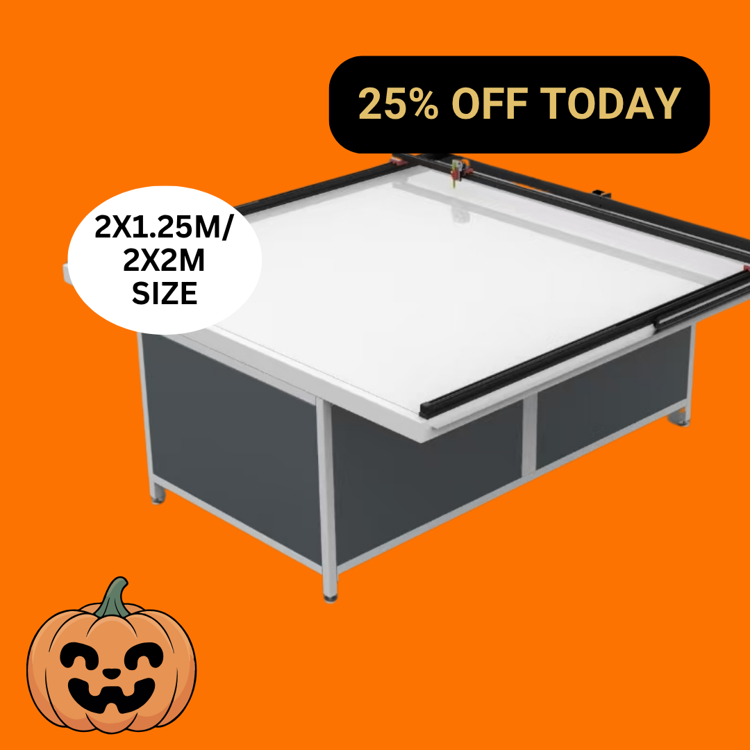 UUNA TEK 3.0 – Table à dessin architecturale tout-en-un Premium préassemblée (2 × 1,25 m/2 × 2 m) et traceur de stylo pour dessin architectural, avec Wi-Fi et carte SD