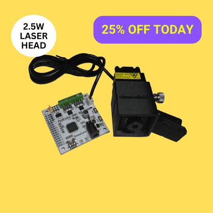 Tête de gravure laser – 2 500 mW