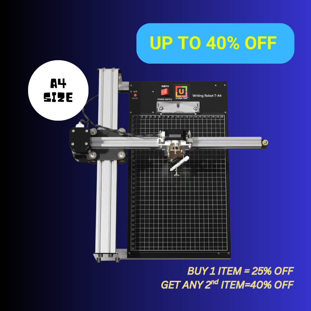 UUNA TEK® iDraw 2.0 – Robot et machine de dessin au format A4, traceur à stylo idéal pour débuter