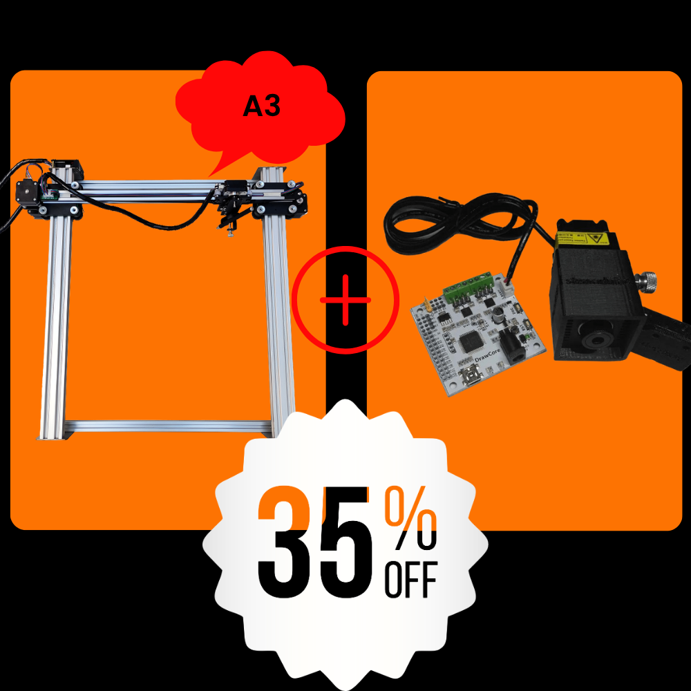 Ensemble iDraw H avec tête laser A3+2,5 W