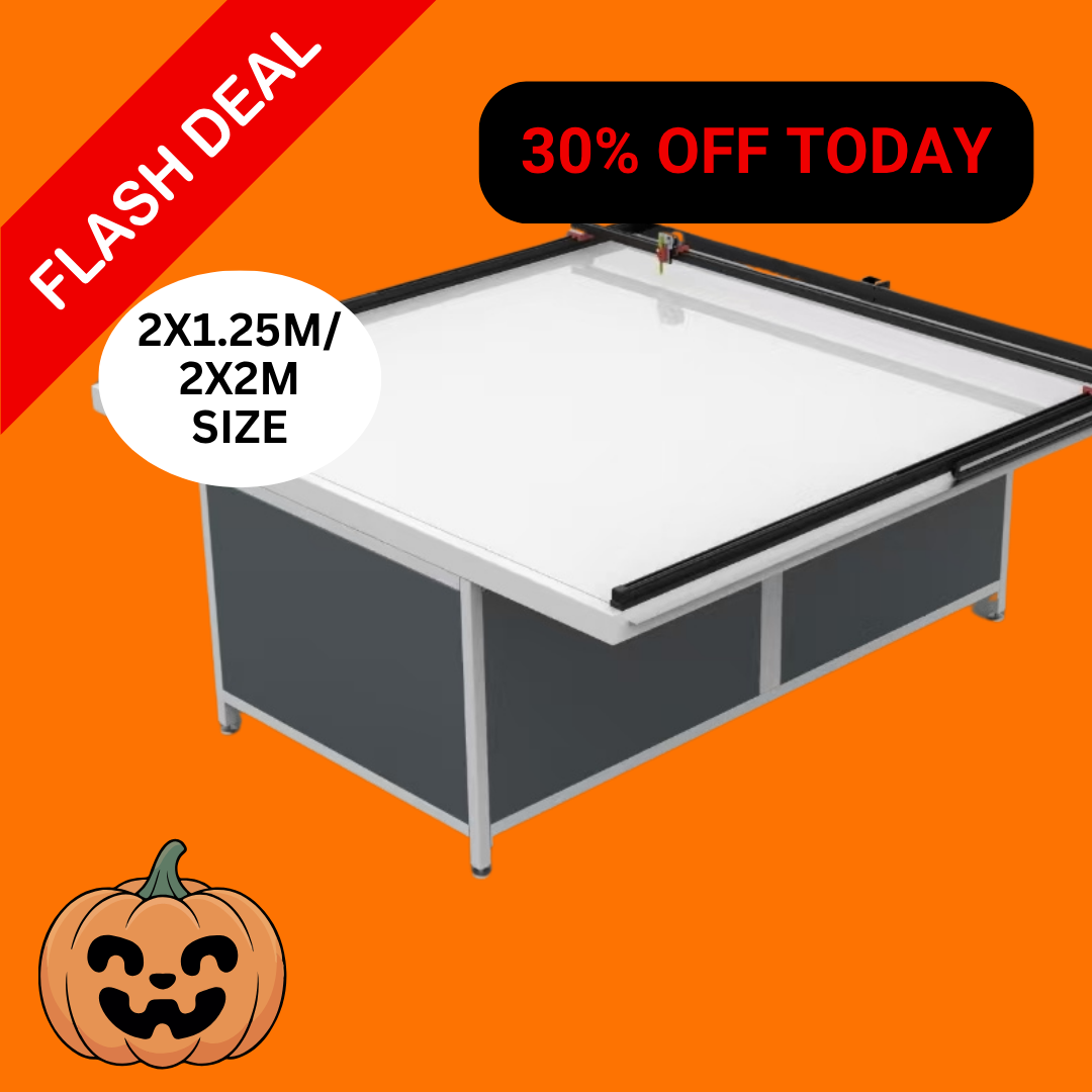 UUNA TEK 3.0 – Table à dessin architecturale tout-en-un Premium préassemblée (2 × 1,25 m/2 × 2 m) et traceur de stylo pour dessin architectural, avec Wi-Fi et carte SD