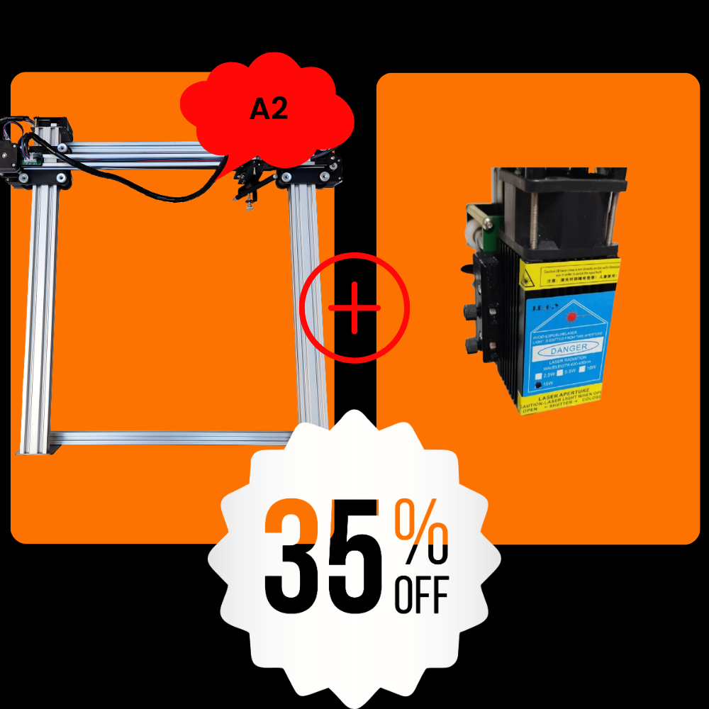 Ensemble iDraw H avec tête laser A2+10 W