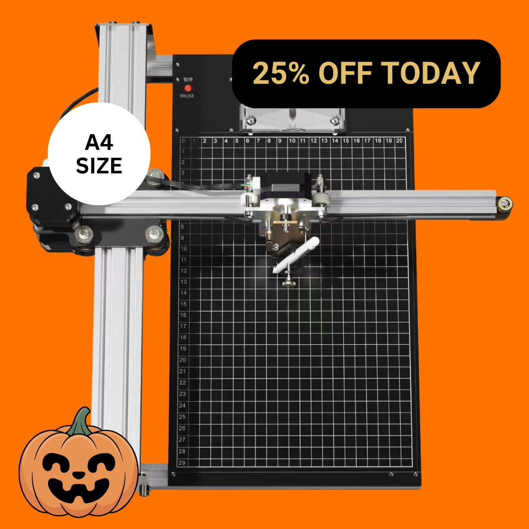 UUNA TEK® iDraw 2.0 - Robot dessinateur et machine de dessin au format A4, traceur de stylos idéal pour débuter