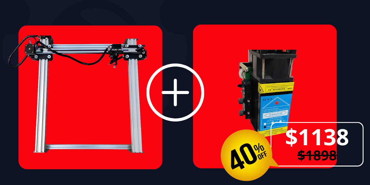 Pack tête laser iDraw H A2+10W  