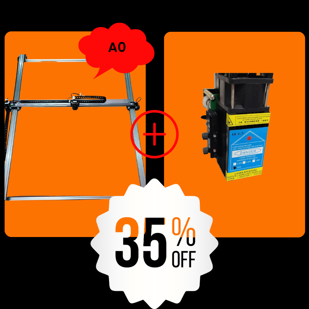 Ensemble iDraw H avec tête laser A0+15 W