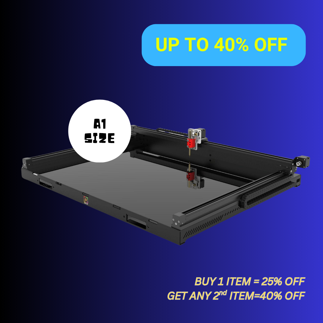 UUNA TEK 3.0 A1 Traceur de stylo robot de dessin premium tout-en-un préassemblé avec WiFi & carte SD – Grand format, plus silencieux, plus rapide, plus précis