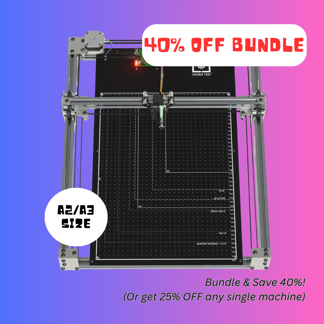 Robot de dessin iDraw H SE A3/A2 CoreXY pour artistes – Combine le matériel robuste iDraw H avec le logiciel flexible Axidraw