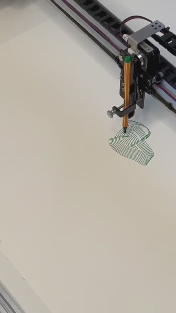 UUNA TEK® iDraw 2.0 - Robot de dessin format A4/Machine à dessiner/Machine à faire les devoirs/Traceur de calligraphie/Robot d'écriture/Traceur à stylo/Graveur laser