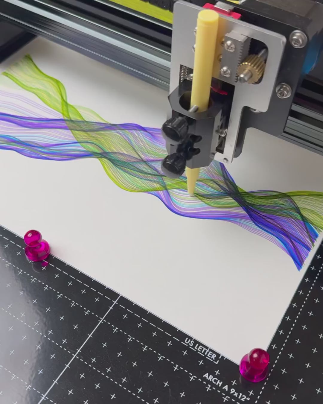 UUNA TEK 3.0 - Robot de dessin, machine à dessiner, machine à écrire, machine à signer, pré-assemblé, format A3/A2/A1/A0, haut de gamme, traceur à stylo tout-en-un